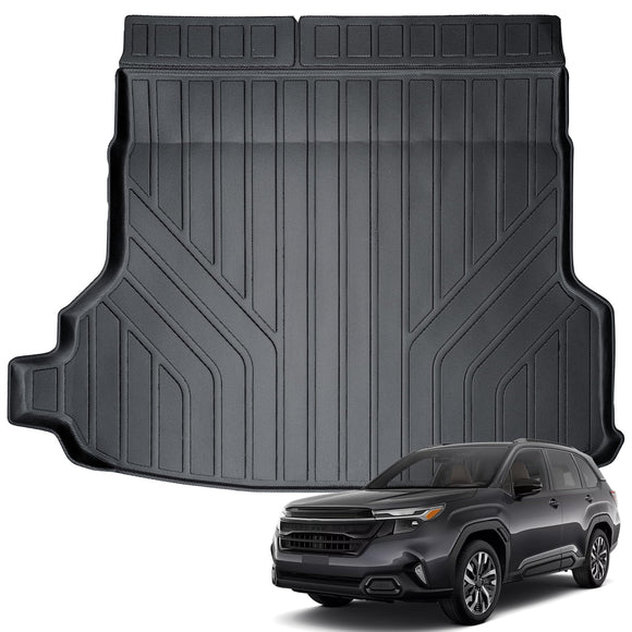 Auxko All Weather Cargo Liner Fit for Subaru Forester 2025-2019 (not for 2025 Hybrid) TPE Mat Accessories for Subaru Forester 2025-2019 All Season Guard Odorless Anti-Slip Cargo Mat Black