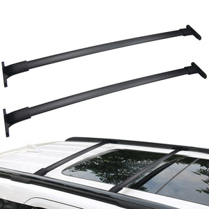 AUXKO Car Rooftop Cross Bars Roof Racks Compatible for 2016-2019 Ford Explorer, Aluminum Luggage Crossbars Replacement Carrying Cargo Carrier Bag Bike