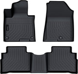 Auxko All Weather Floor Mats Fit for Kia Sportage 2023 Not Hybrid TPE Rubber Liners Set Sportage 2023 Accessories All Season Guard Odorless Anti-Slip Floor Mats for 1st & 2nd Row