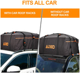 AUXKO 21 Cubic Feet XXXL Car Rooftop Cargo Carrier Roof Bag